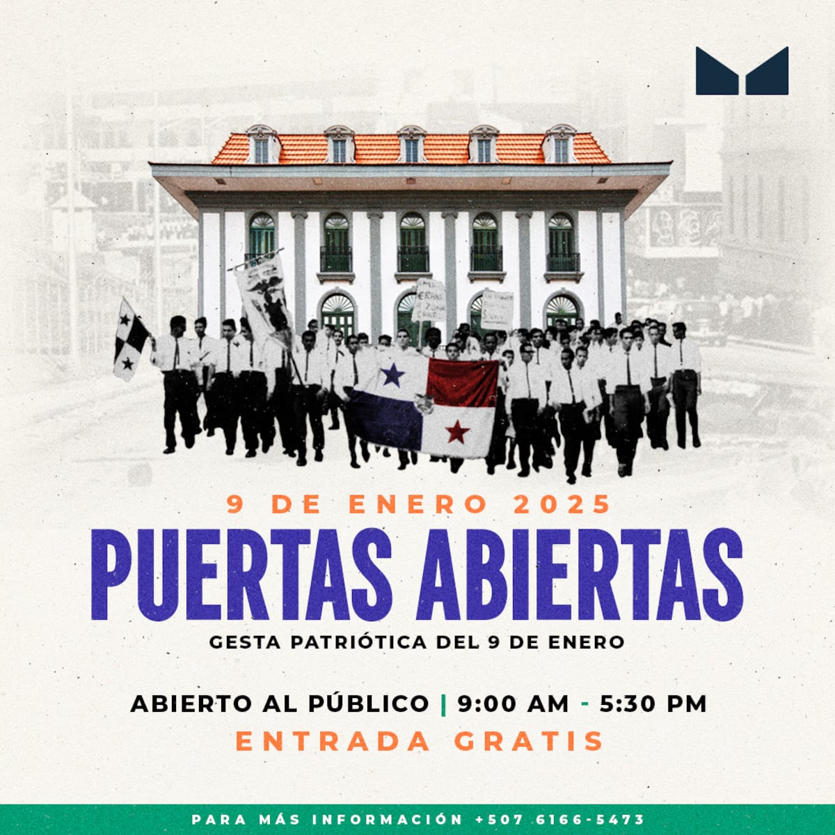 El Museo del Canal inaugura su ‘Galería de Banderas’ en conmemoración del 9 enero de 1964