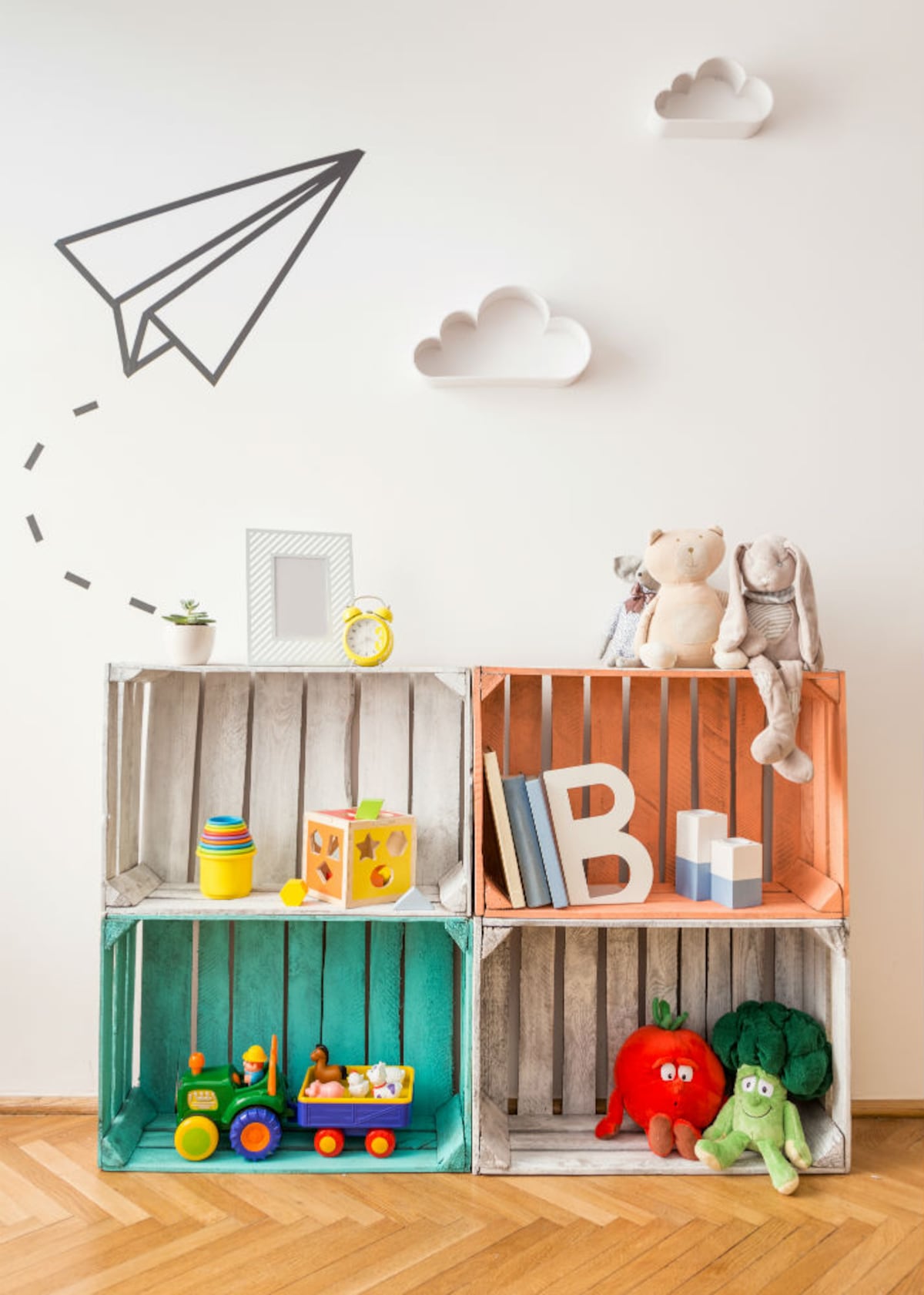 10 ideas para decorar (y organizar) el cuarto de los niños