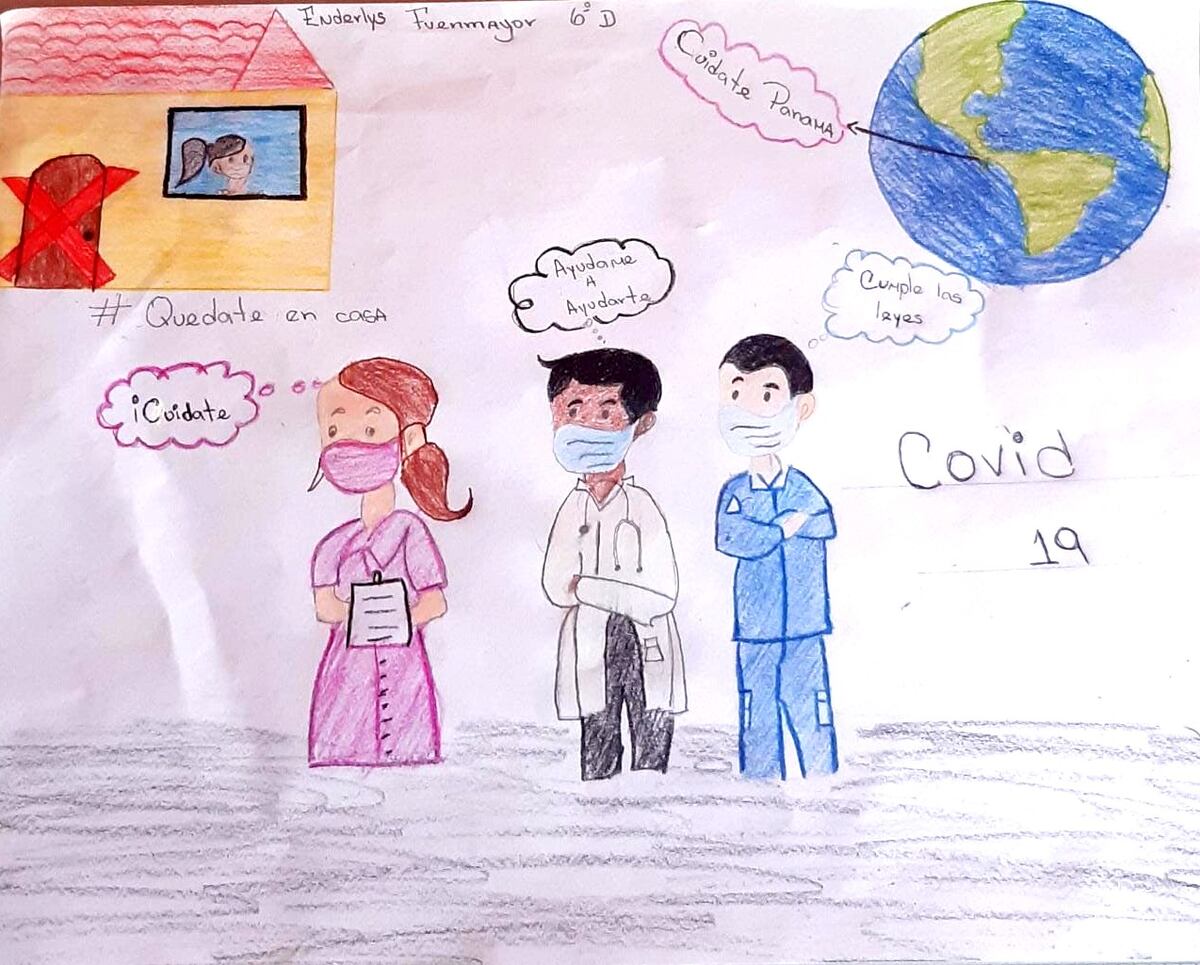 Estos dibujos son para ustedes, héroes de Panamá