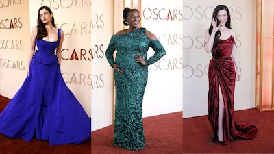 De colores en los Óscar: 10 ‘looks’ que iluminaron la alfombra roja