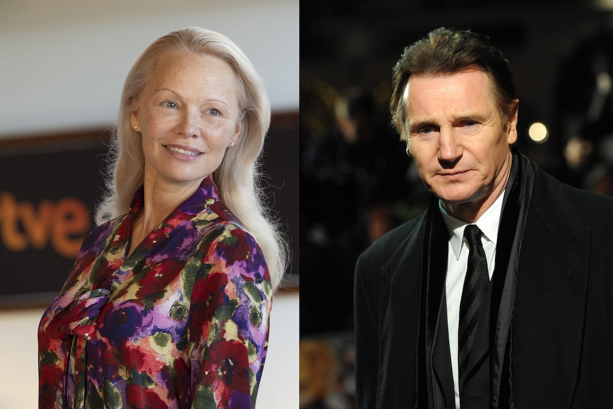 Pamela Anderson revela detalles sobre su romance íntimo y fugaz con Liam Neeson a People