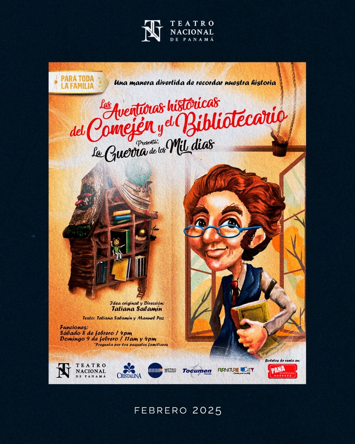 Conoce la cartelera del Teatro Nacional para el mes de febrero