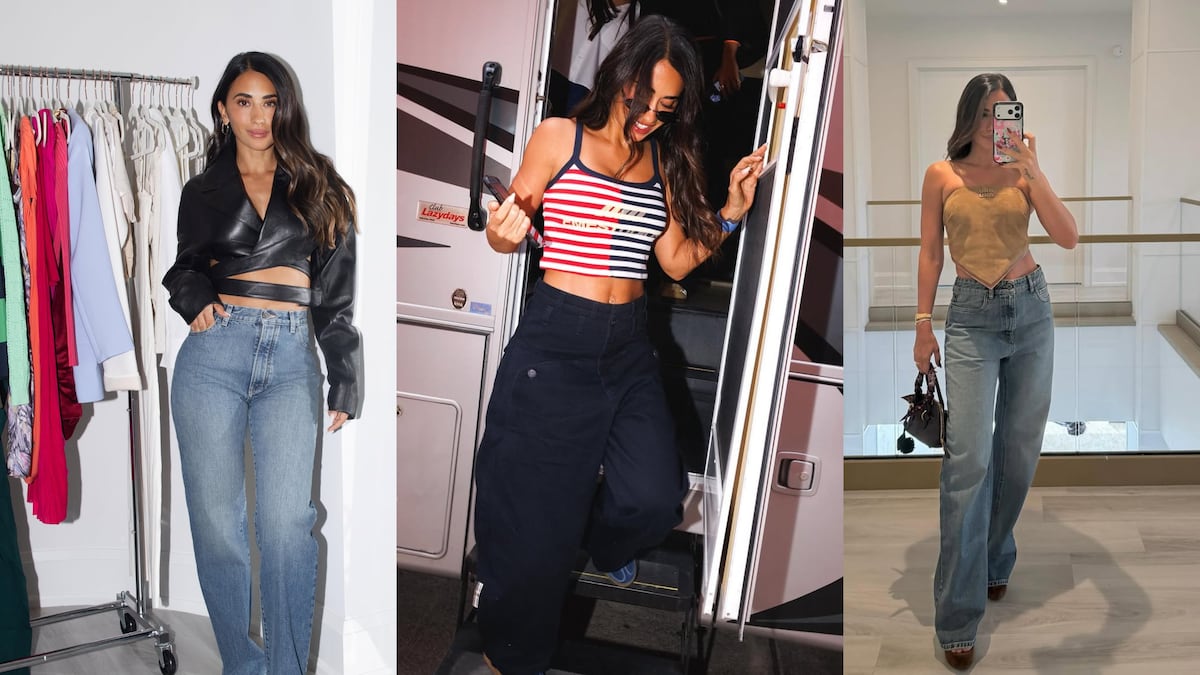 Seis ‘looks’ en jeans de Antonela Roccuzzo, la esposa de Messi