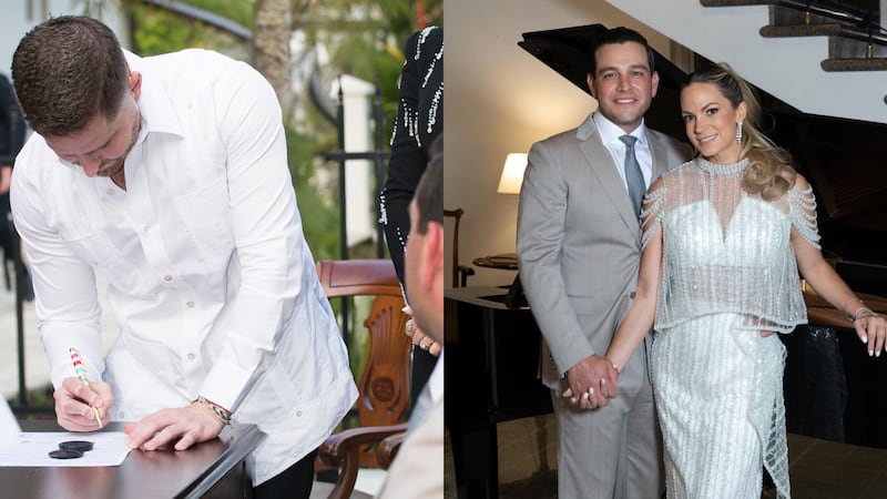 Mayer Mizrachi, alcalde de Panamá, fue uno de los testigos de la boda del embajador Kevin Marino Cabrera y Andrea Altamirano-Duque