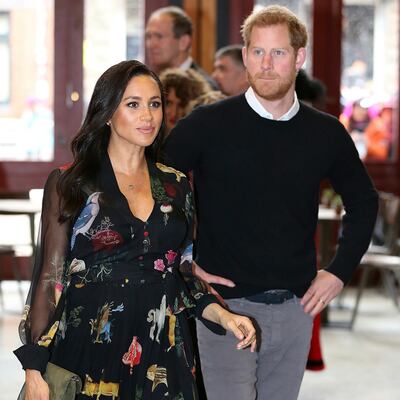 Un mensaje de Meghan Markle en un guineo
