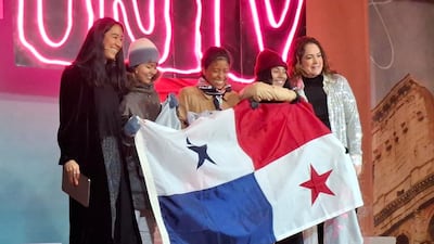 Tres estudiantes panameñas ganan el primer lugar en concurso de videos en congreso universitario en Roma