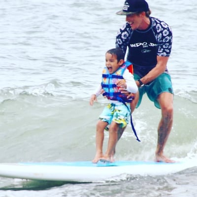 Surf para niños con autismo