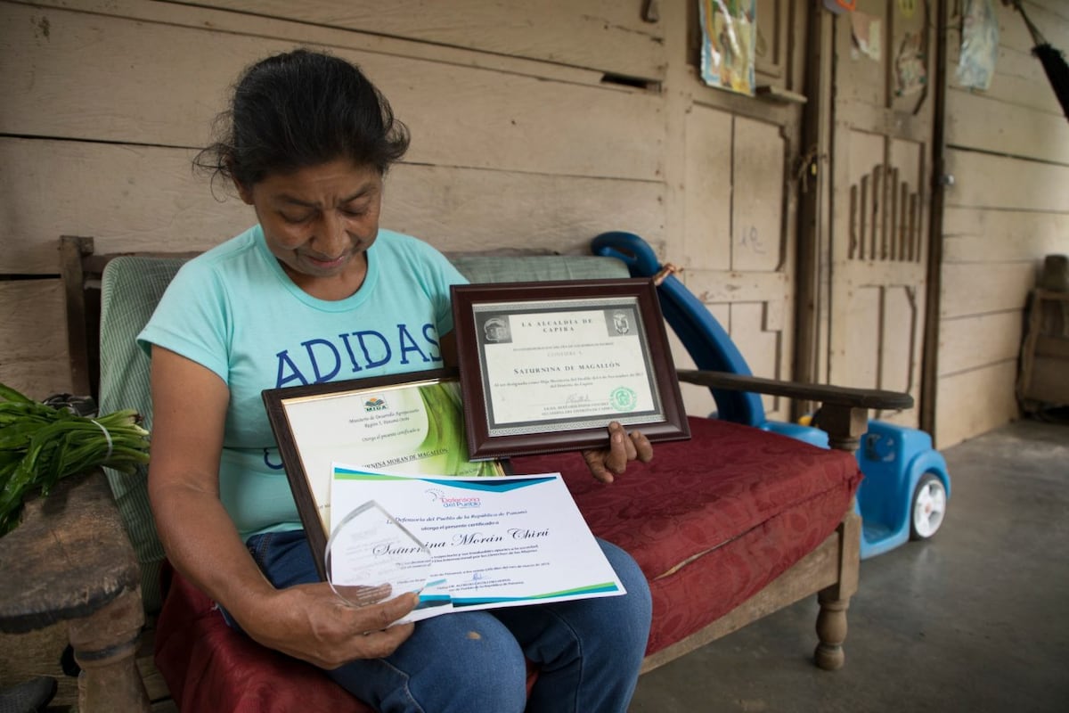 Segunda y Saturnina, sembradoras en la cuenca del Canal de Panamá