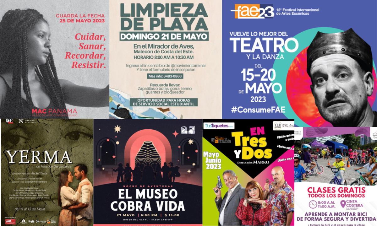 Lista de actividades para hacer en Panamá en el transcurso de mayo