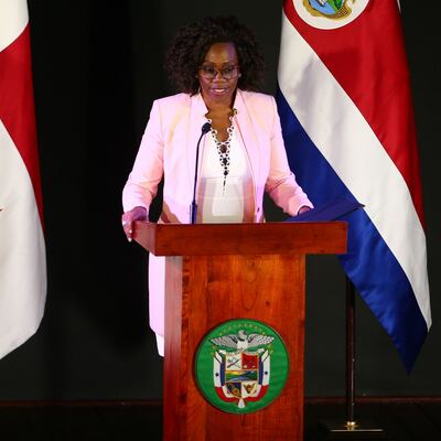 Epsy Campbell Barr, vicepresidenta de Costa Rica, visita Panamá