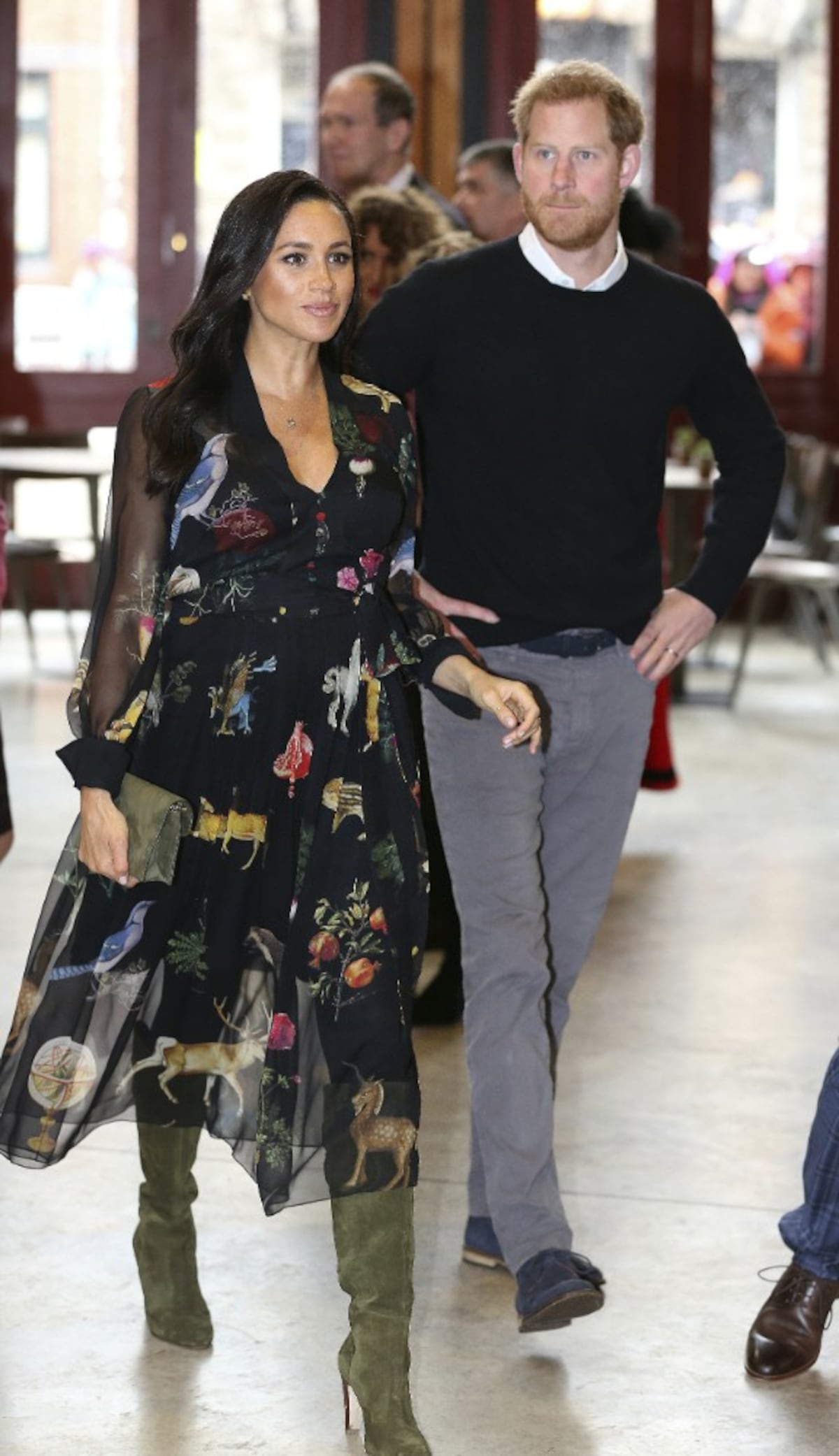 Meghan Markle, 8 meses y en tacones