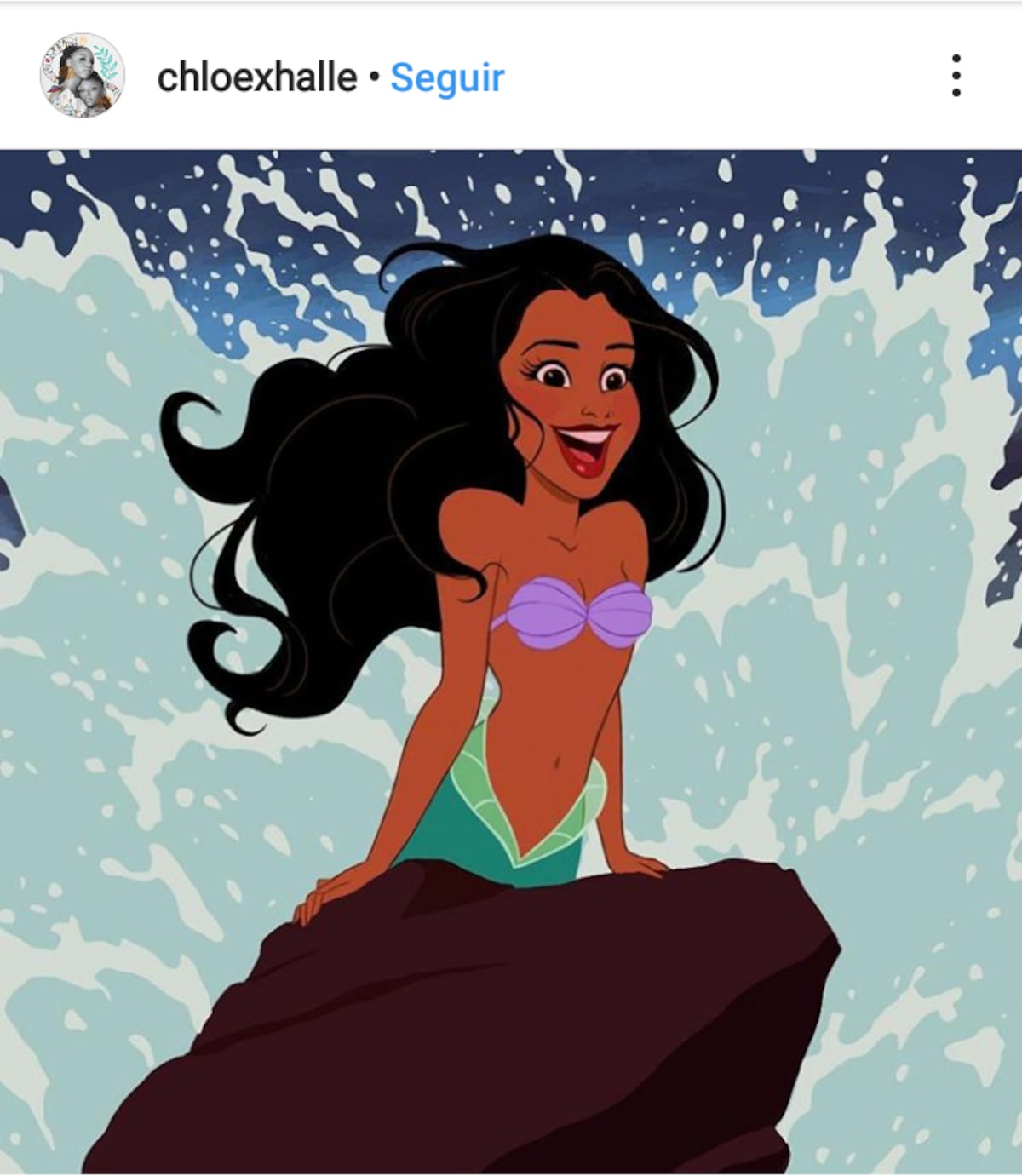 Ella es Halle Bailey, la actriz afroamericana que protagonizará La Sirenita de Disney