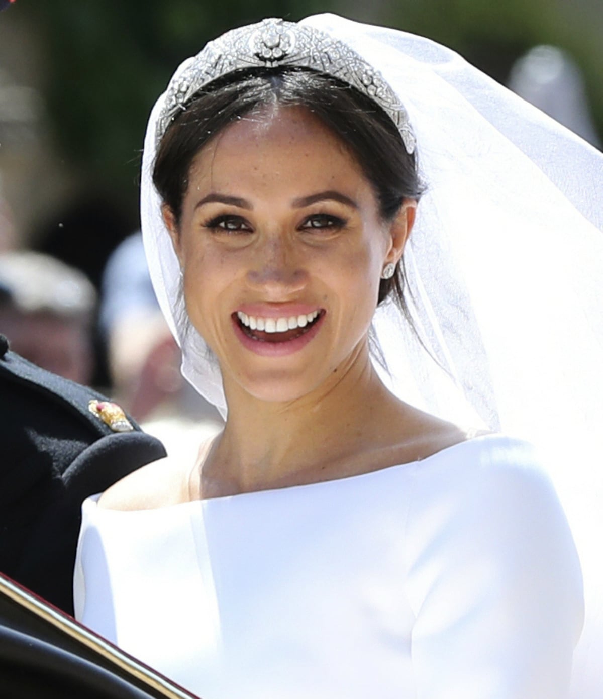 Al natural, el maquillaje de novia de Meghan