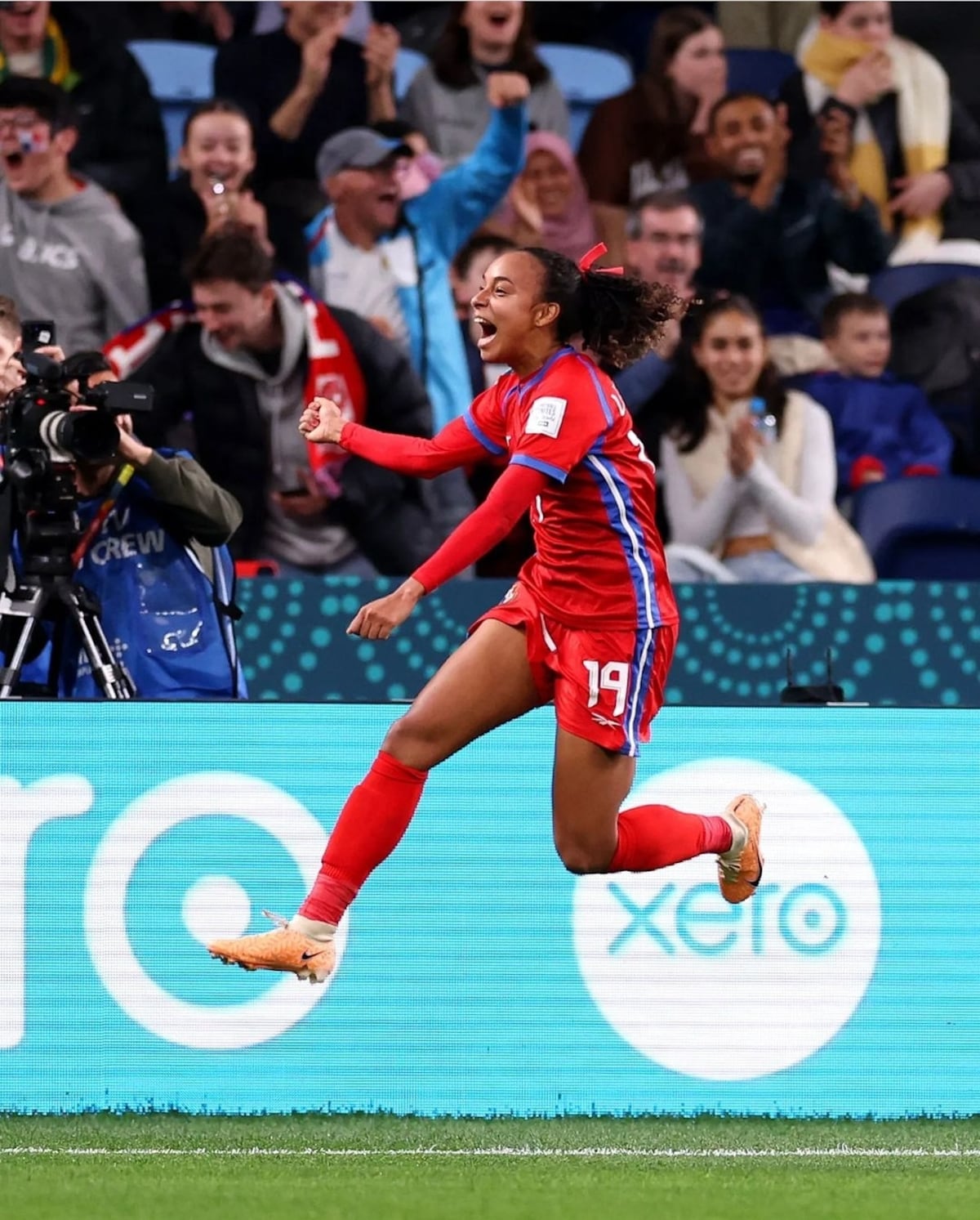 Así celebró Panamá sus tres goles históricos en un Mundial de Fútbol Femenino