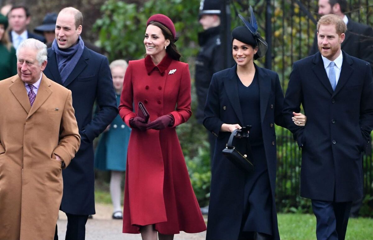 Kate Middleton y Meghan Markle, juntas y sonrientes en Navidad
