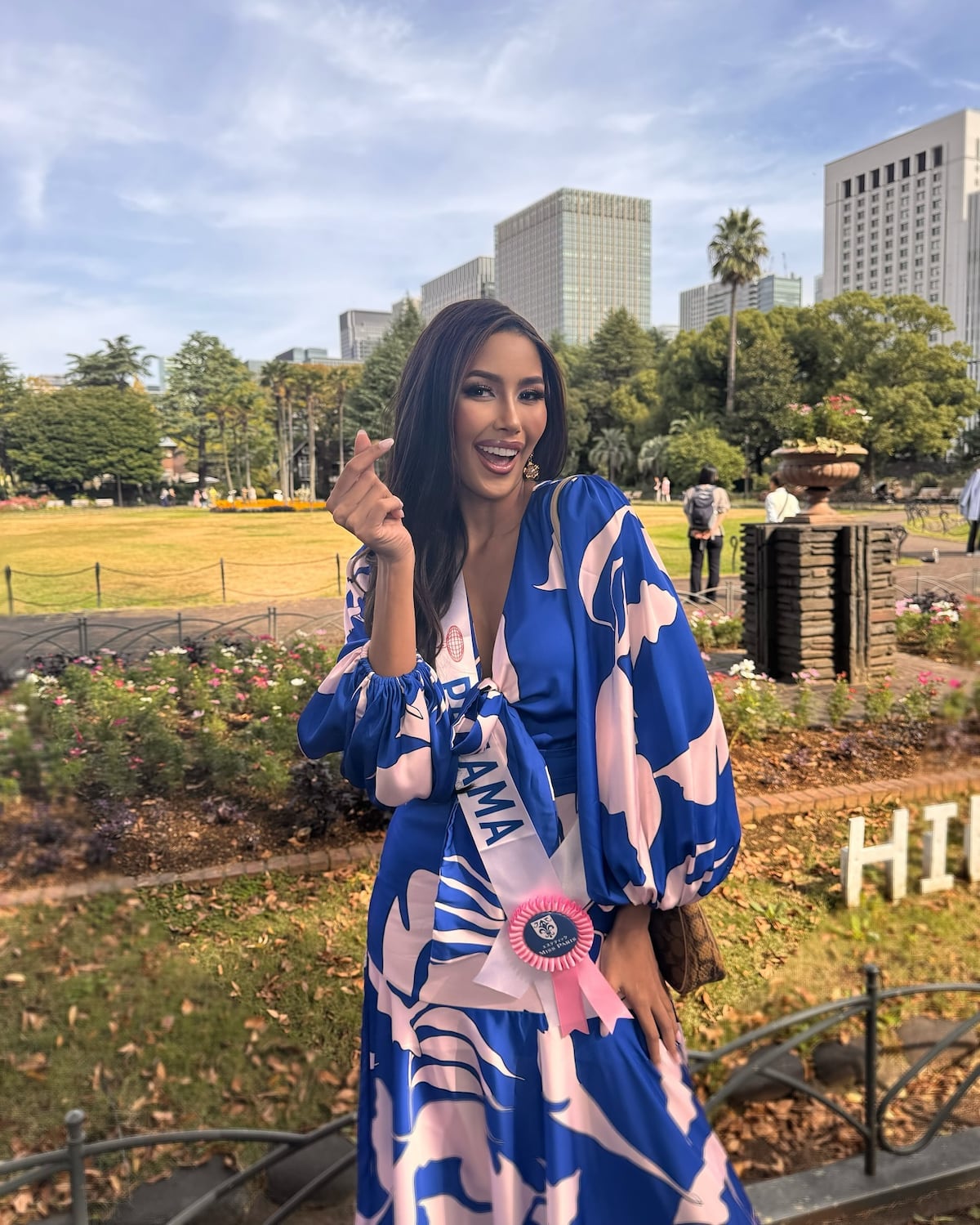 Liliam Ashby Barrera, primera finalista de Miss Universe Panamá 2024, se encuentra en Japón participando en Miss International