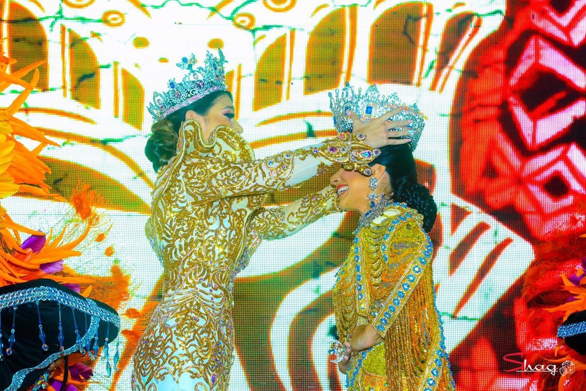 Fianeth Corro, reina de Calle Arriba de Las Tablas 2020 y el maratón de una reina durante los carnavales