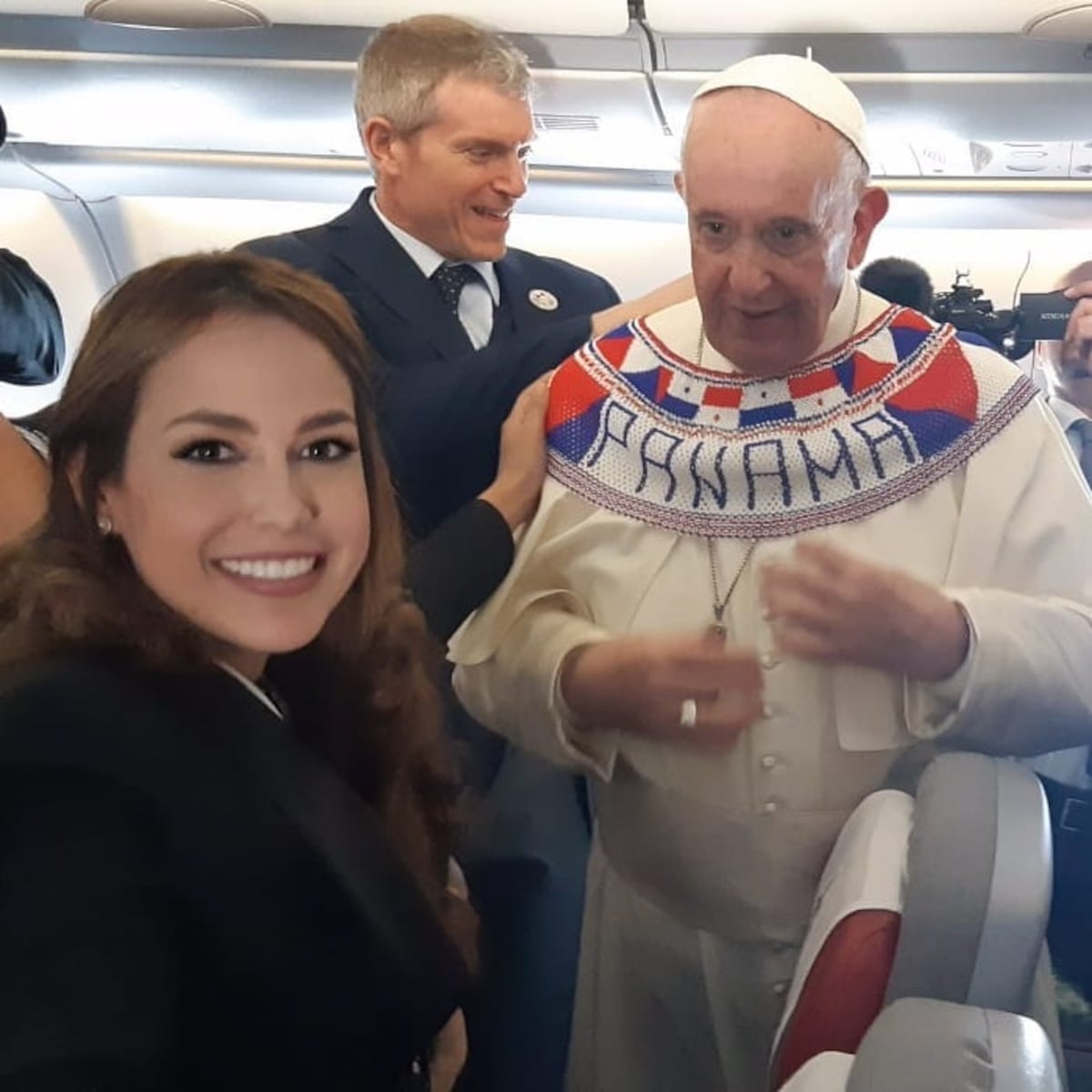 El collar de chaquiras Ngäbe-Buglé que usó el papa Francisco en su viaje a Panamá