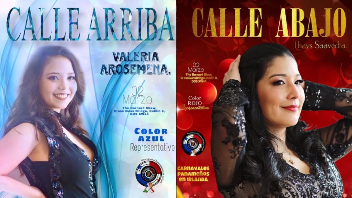 Con reinas de ‘Calle Arriba y Calle Abajo’, panameños en Irlanda disfrutarán también del Carnaval