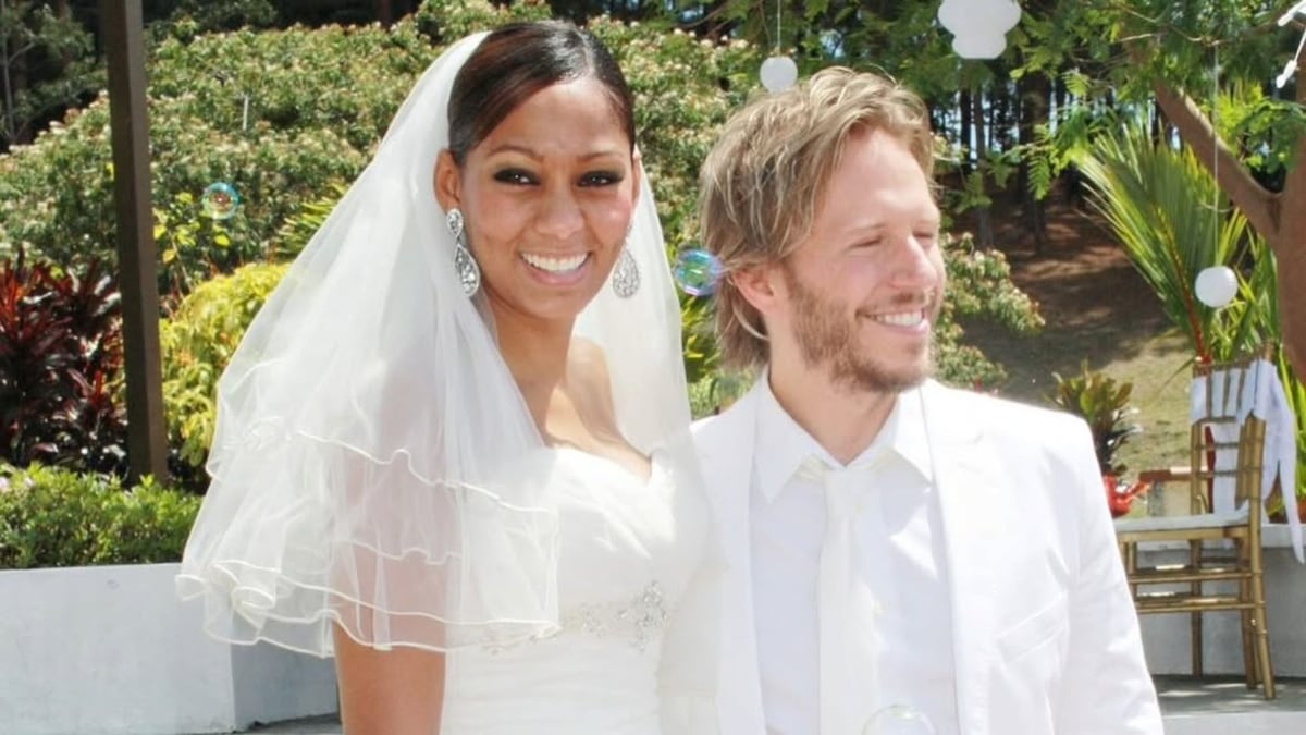 Fotos del recuerdo: la boda de la modelo panameña Gwendolyn Stephenson y el cantante argentino Noel Schajris
