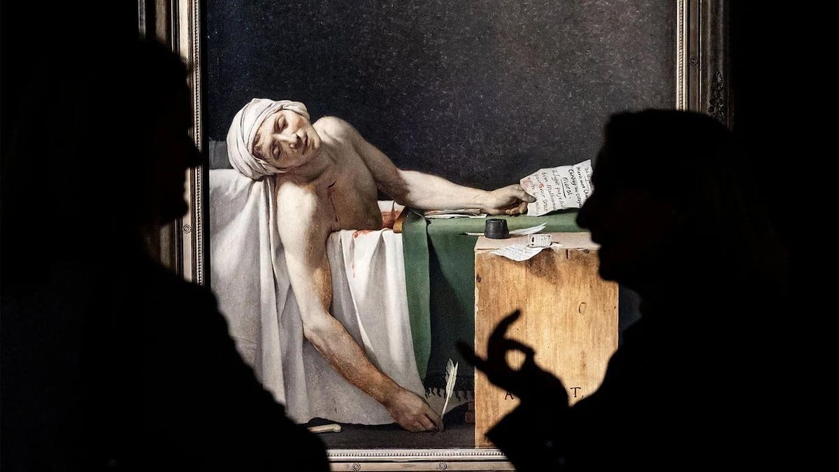 Los mensajes ocultos en “La muerte de Marat”, una de las escenas del crimen más famosas de la historia del arte
