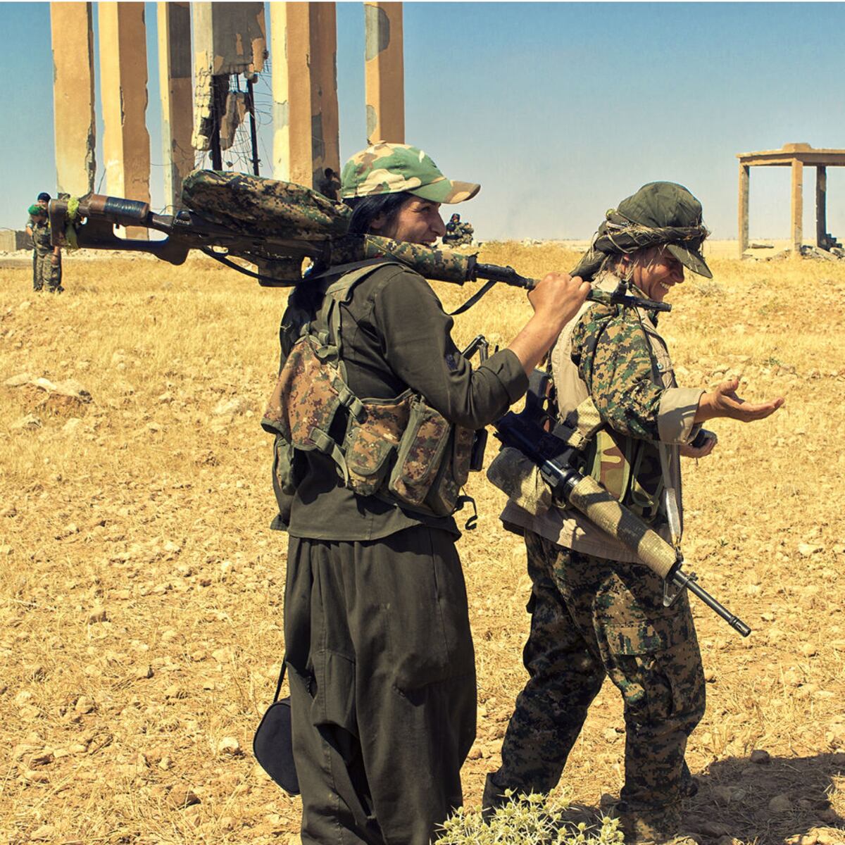 Mujeres en guerra contra el Estado Islámico