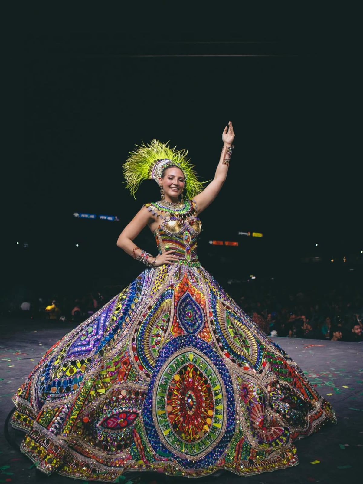 Los vestidos de Michelle Char, reina del Carnaval de Barranquilla, en la Lectura del Bando 2026