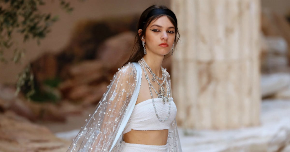 La antigua Grecia en la pasarela de Chanel