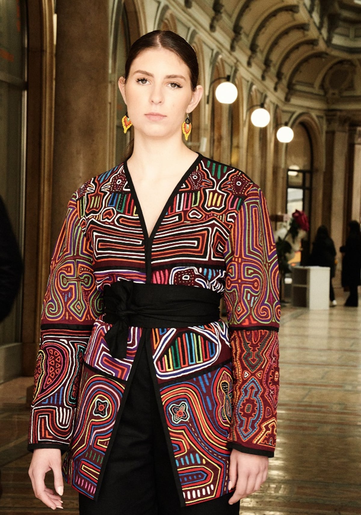 Moda panameña por las calles de Milán, Italia