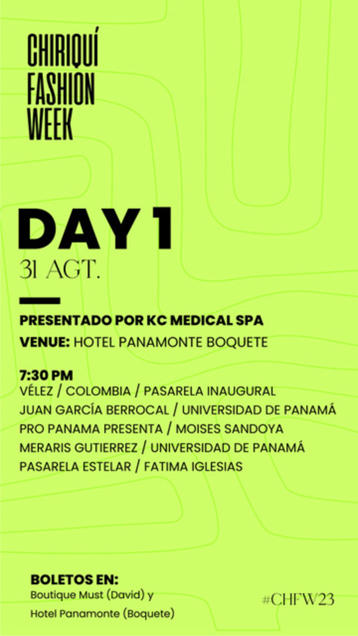 Chiriquí Fashion Week 2023, un escenario de moda y propuestas innovadoras