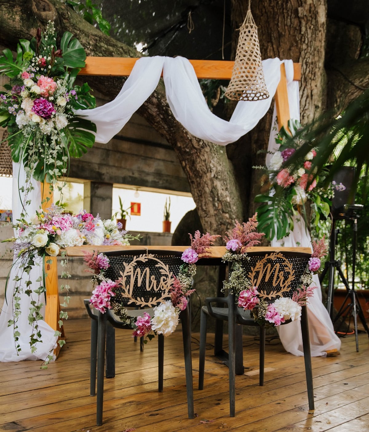 Amanda Díaz y Mario Fonseca, una boda en zapatillas y organizada por ellos mismos