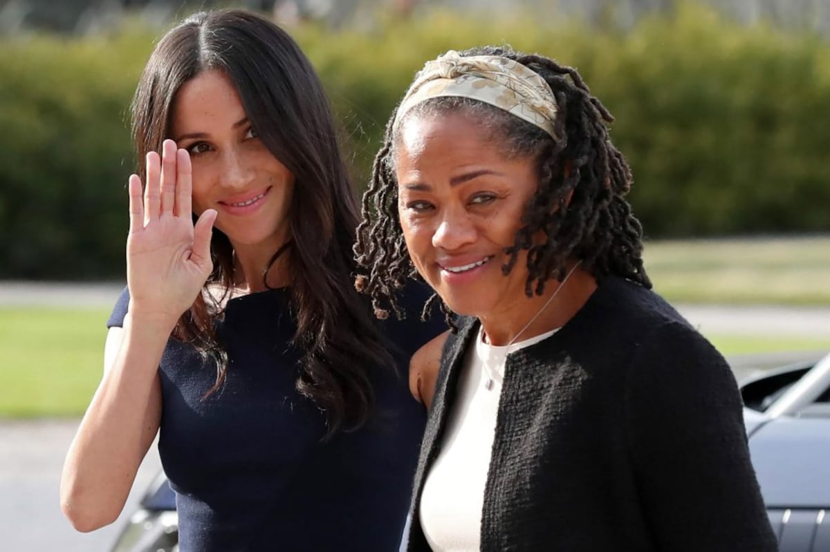 La mamá de Meghan Markle se reúne con la reina
