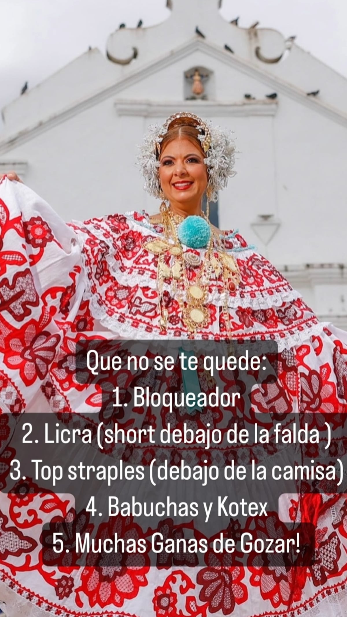 Los cinco consejos de Delaynne Arjona para el Desfile de las Mil Polleras