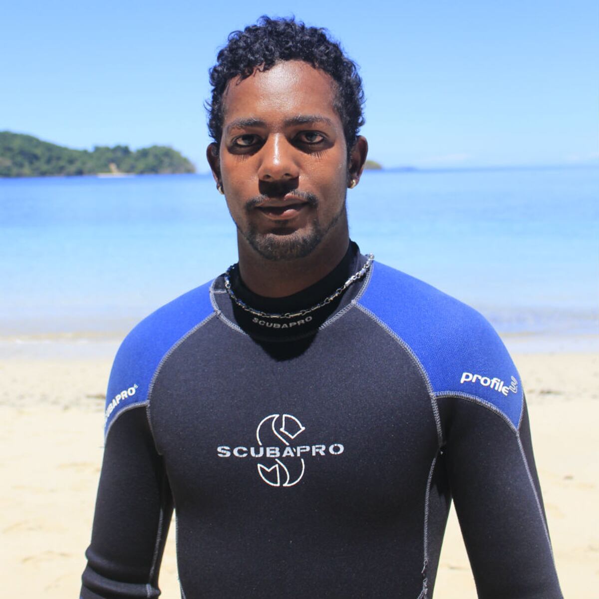 El impresionante mar azul de Coiba