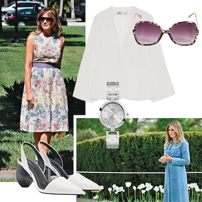 Inspírate en Melania Trump: lecciones de estilo