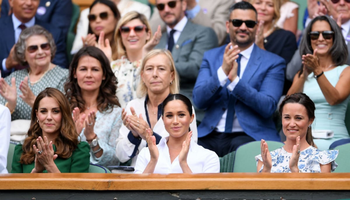 Kate, Meghan y Pippa, juntas en Wimbledon
