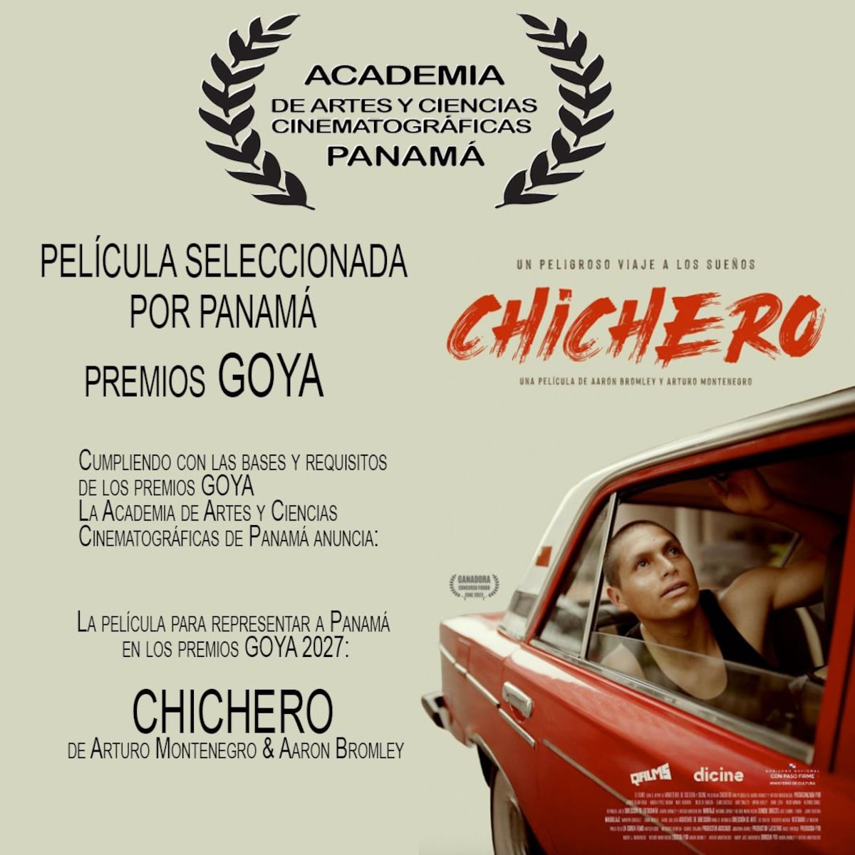 La película panameña ‘Chichero’ representará al país en los premios Goya 2027 y buscará una nominación al Óscar