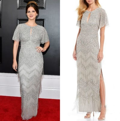 El vestido del ‘mall’ (y en baratillo) que usó Lana Del Rey en los Grammy
