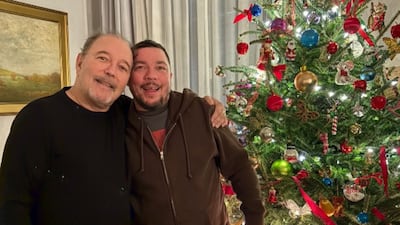 ‘¡Igualitos!’, Rubén Blades comparte foto navideña junto a su hijo Joseph 
