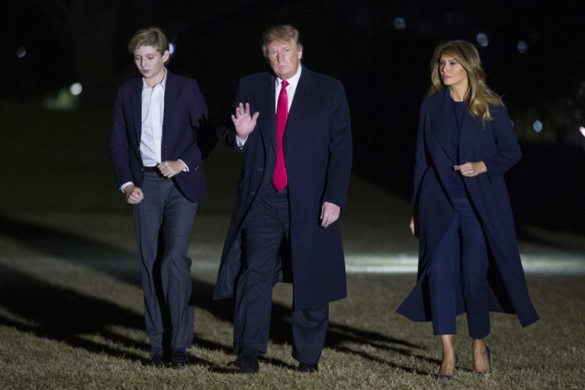 Barron Trump, el adolescente de la Casa Blanca