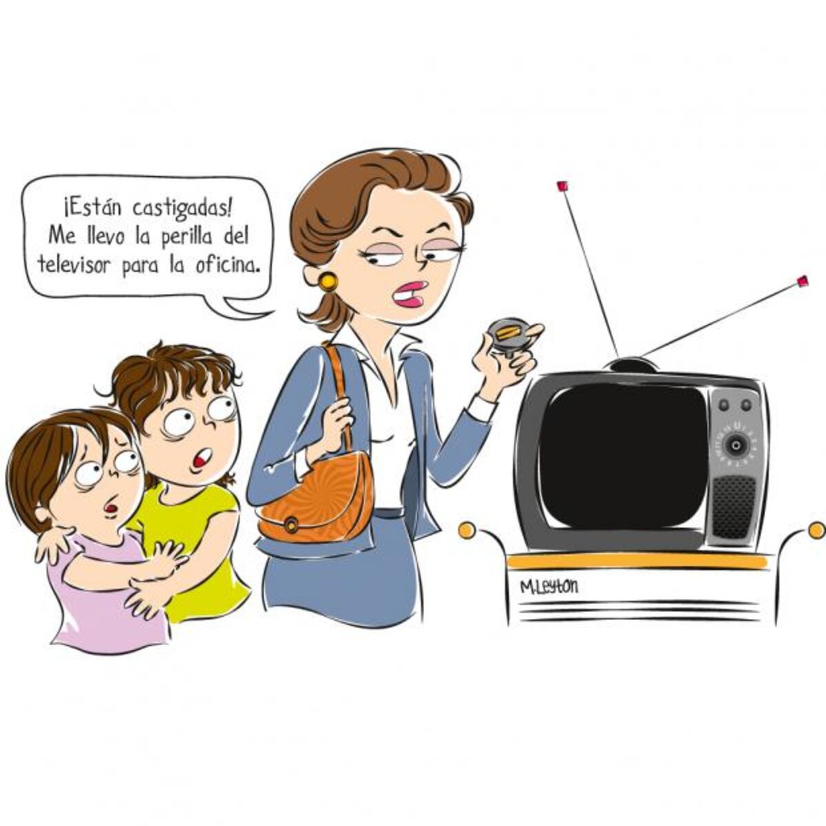 Cuando las TV tenían cola