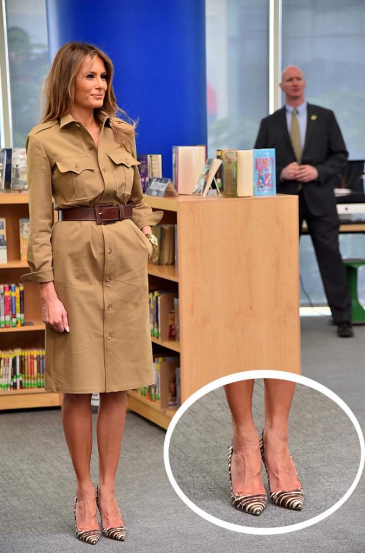 En los zapatos de Melania Trump