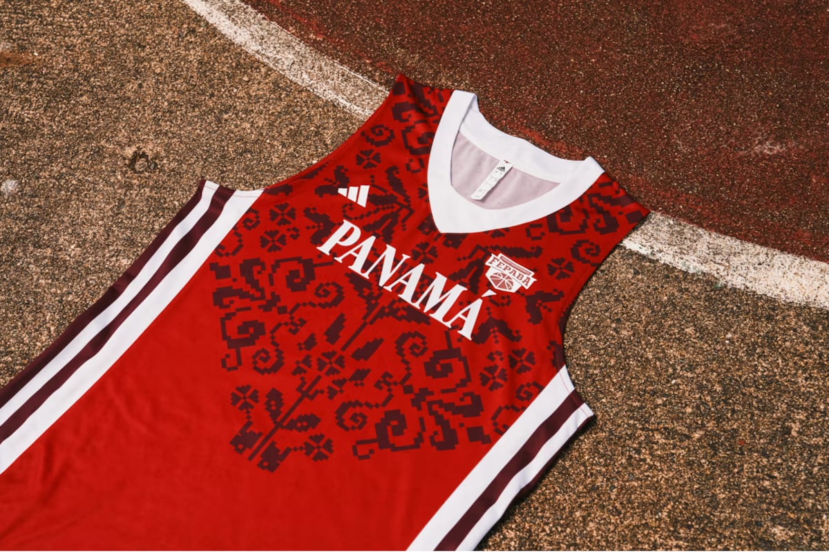 Inspirada en la pollera: Así es la nueva camiseta de la Selección de baloncesto de Panamá