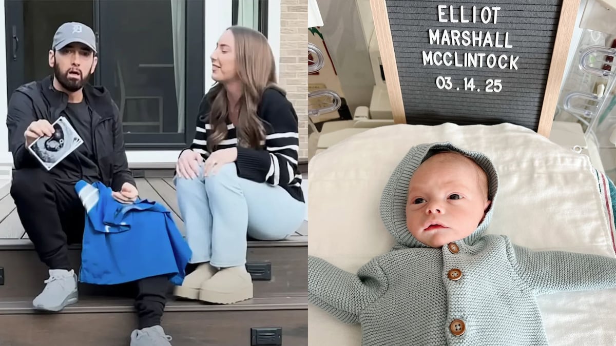 Eminem se convierte en abuelo y su nieto también lleva su nombre