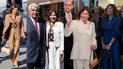 Maricel de Mulino en Nueva York: los 4 ‘looks’ de la primera dama de Panamá