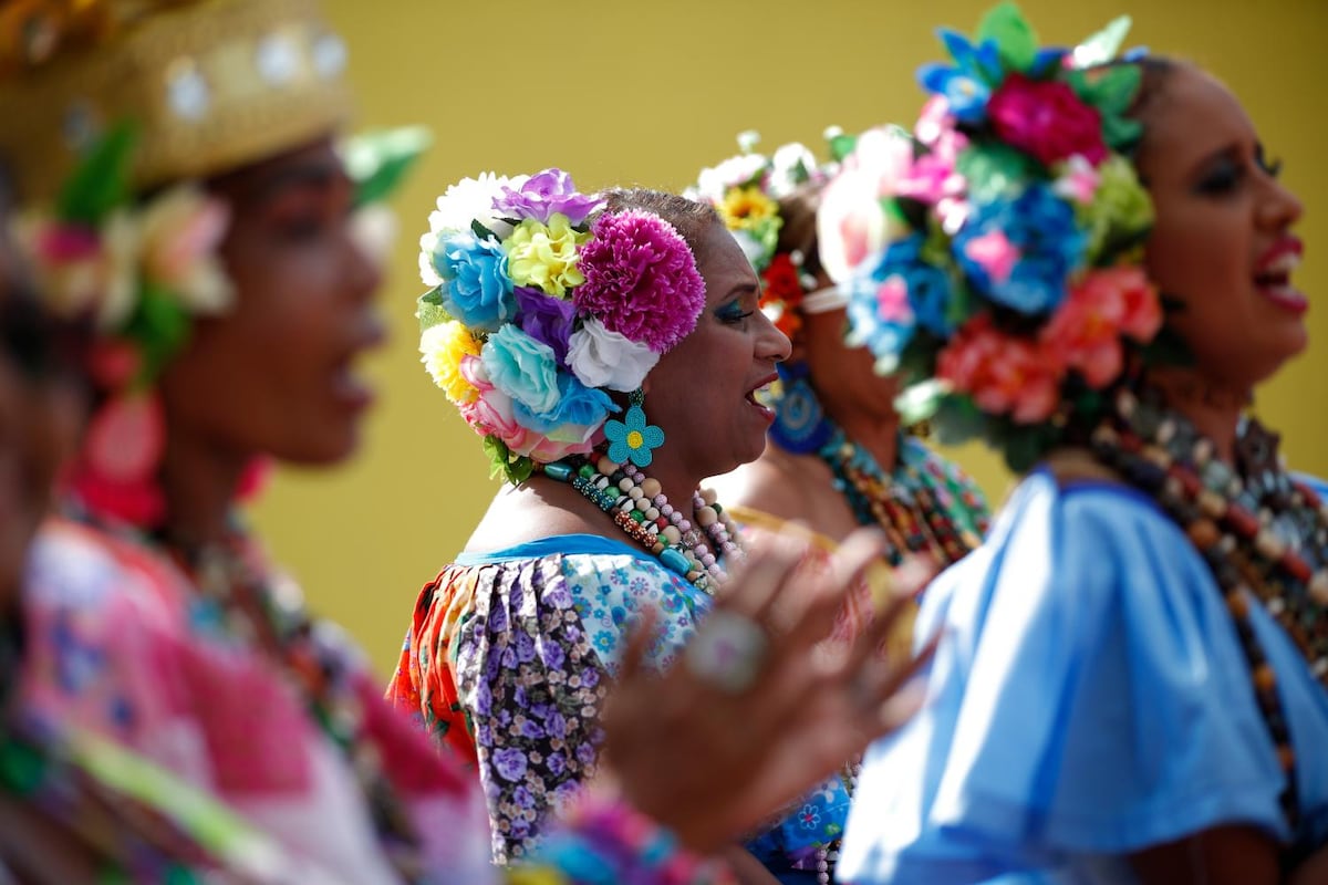 FOTOS: El espíritu de los palenques revive en Panamá con el Festival de la Pollera Congo
