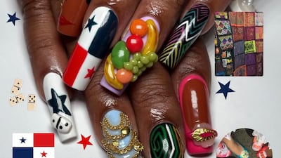 Manicurista en Nueva York crea set de uñas inspirado en Panamá