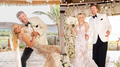La boda del youtuber MrBeast y la creadora de contenido Thea Booysen que duró una semana
