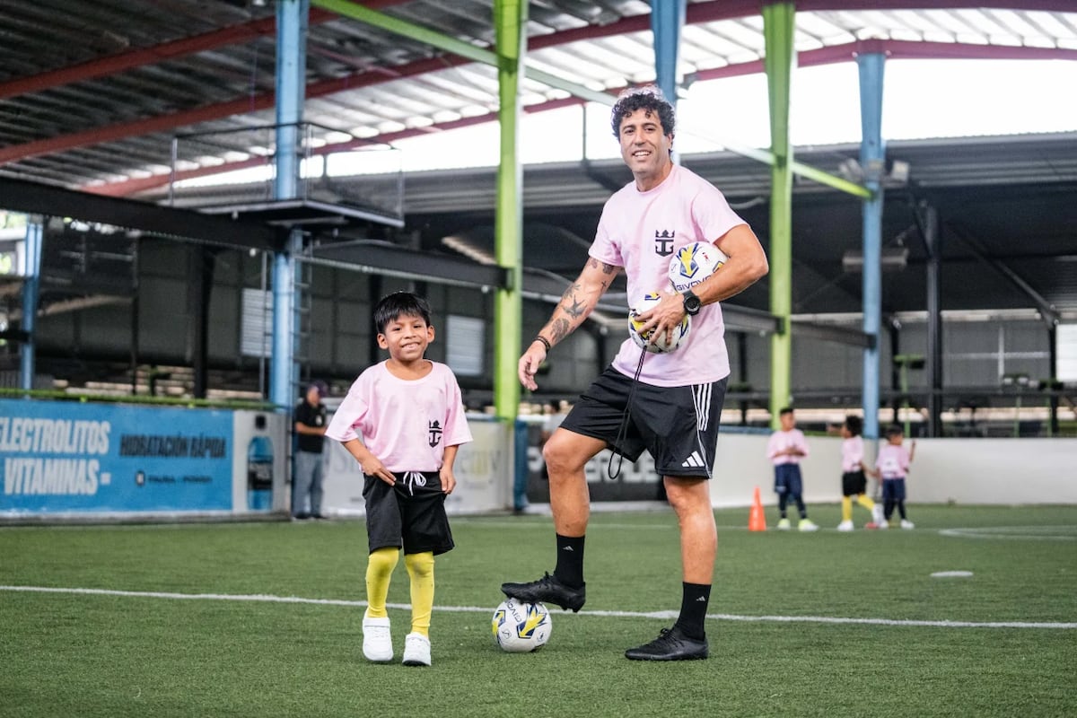 40 niños panameños participan de la primera clínica deportiva internacional con entrenadores del Inter Miami CF