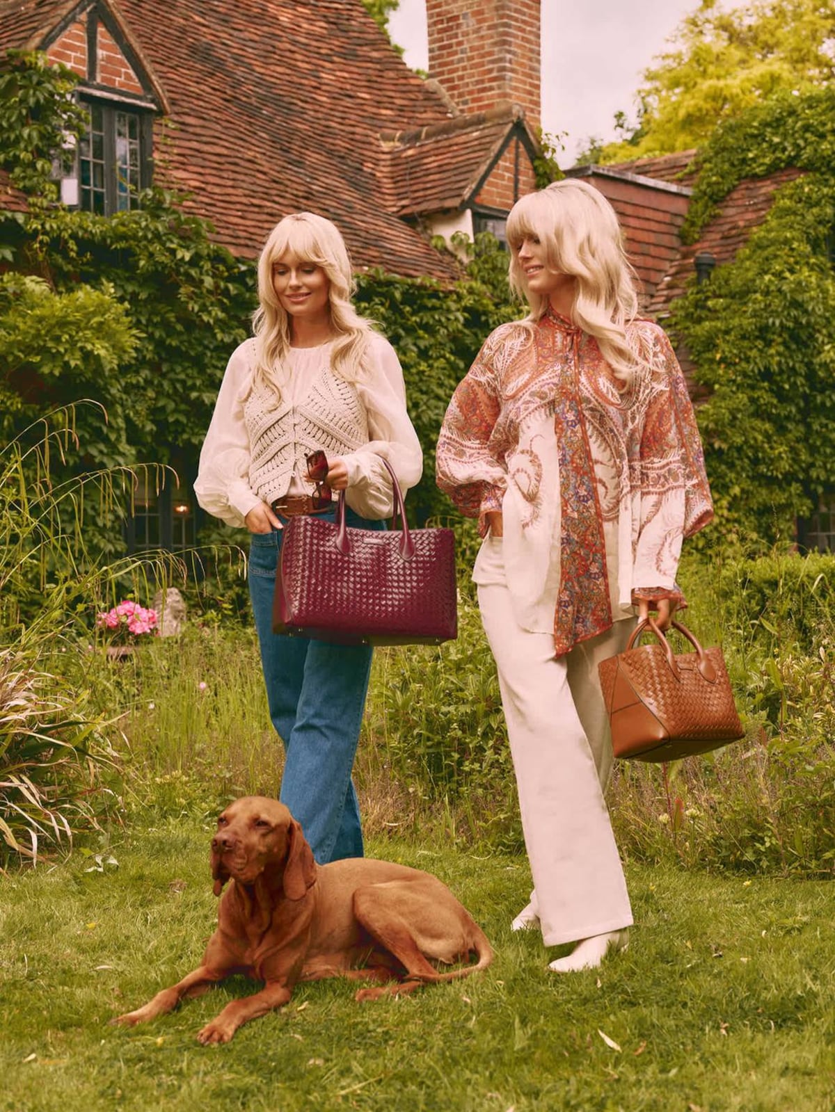 Las sobrinas de la princesa Diana, Amelia y Eliza Spencer, protagonistas una campaña de moda en Londres